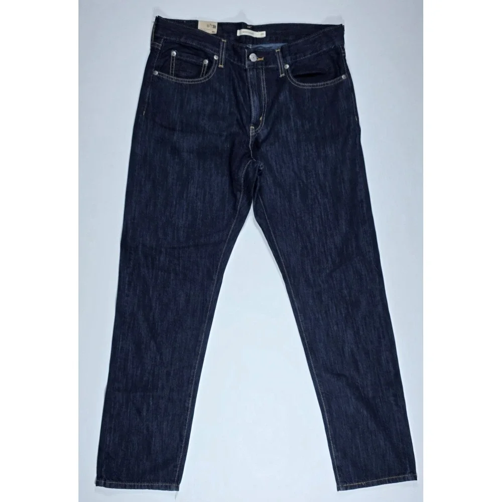 Levis Middy Straight Jeans Women's 29x30 Dark Indigo Blue Denim NEW